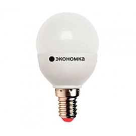 Лампа светодиодная LED 5Вт Шарик 45мм Е14 3000К Экономка Космос Eco_LED5wGL45E1430