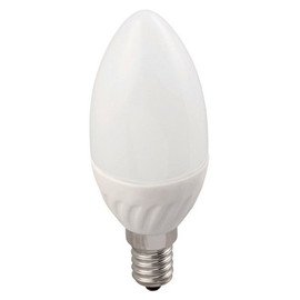 Лампа светодиодная ECO C35 свеча 5Вт 230В 3000К E14 ИЭК LLE-C35-5-230-30-E14
