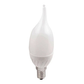 Лампа светодиодная ECO CB35 свеча на ветру 5Вт 230В 3000К E14 ИЭК LLE-CB35-5-230-30-E14