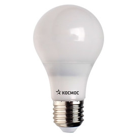 Лампа светодиодная LED Экономик A60 9Вт 220В E27 3000К КОСМОС LkecLED9wA60E2730
