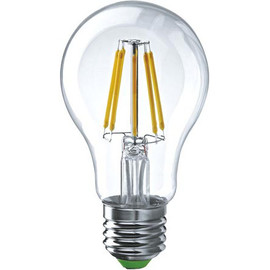 Лампа светодиодная LED Филамент 6Вт A60 160-260В E27 620лм 4500К ЭКОНОМКА EcoLedFL6wA60E2745
