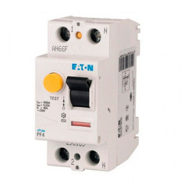 Выключатель диффер. тока (УЗО) 2п 25A 30mA тип AC 4.5kA PF4-25/2/003 EATON 293167