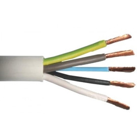 Провод (кабель) ПВС 5х2,5 Б Цветлит