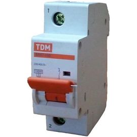 Выключатель автоматический модульный ВА47-100 1Р 100А 10КА Х-КА С TDM