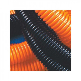 Труба гофрированная ПНД 16 мм c протяжкой оранжевая (уп.100м) ДКС 71916