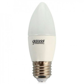 Лампа светодиодная LED Elementary Candle 6Вт Е27 2700К Gauss LD33216
