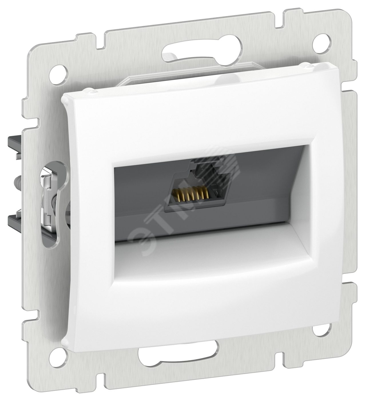 IEKVALENA Розетка компьютерная RJ45 категория 5Е UTP 6942861 белый