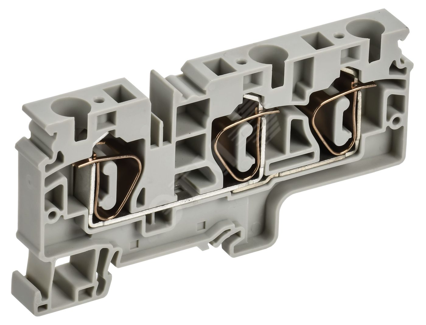 ARMAFIX Клемма пружинная CX10-3 10мм2 трехконтактная серая