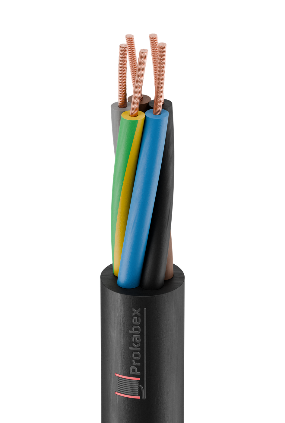 Кабель силовой КГТП-ХЛ 5х2,5(N,PE) 380/660 -3ТРТС