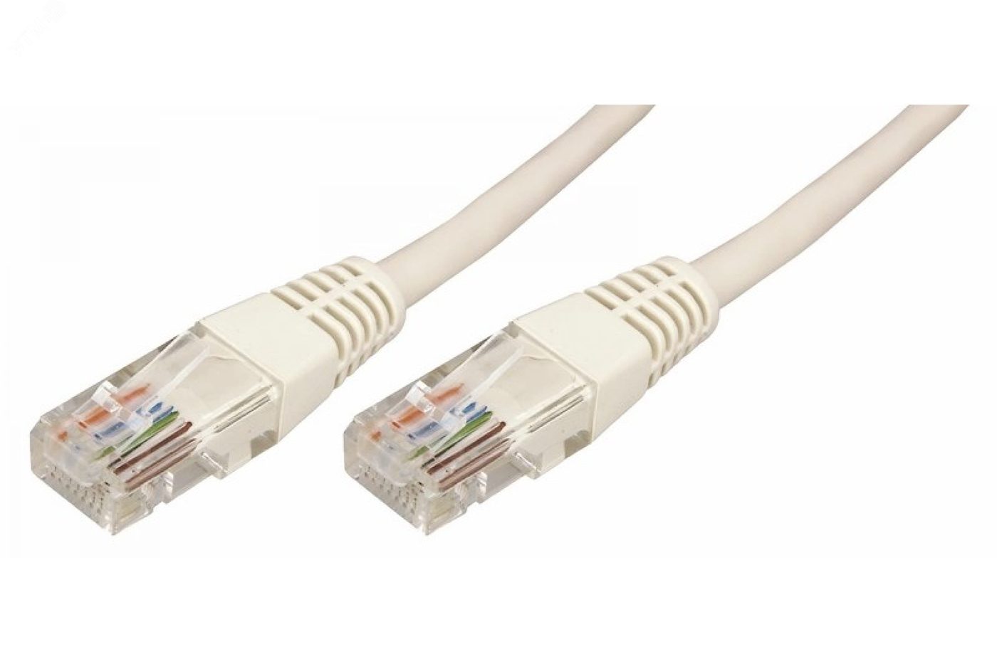 Патч-корд U/UTP CAT5e PVC серый 1 м
