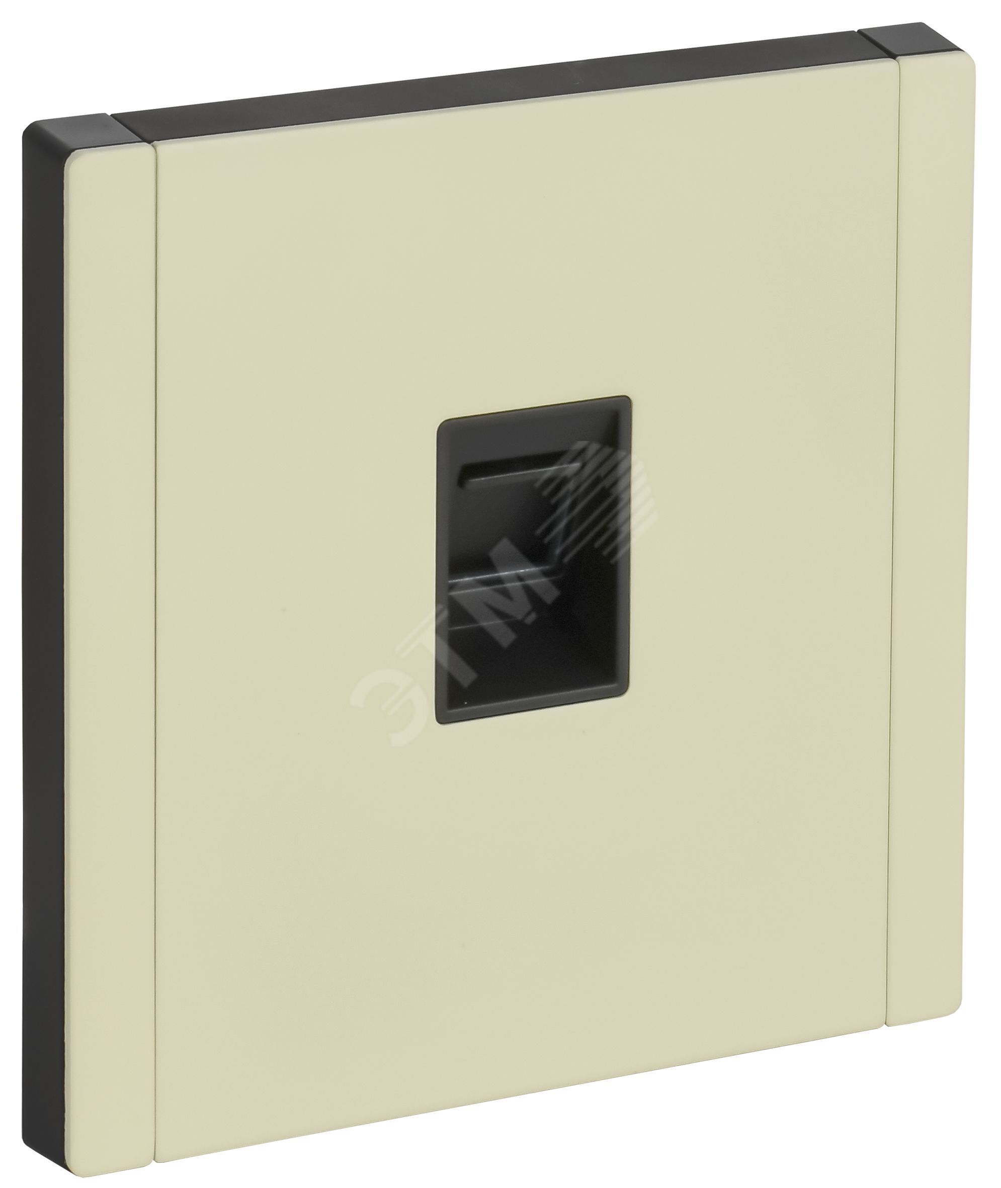 FORTE&PIANO Розетка компьютерная RJ45 кат.5E FP832M металл слоновая кость