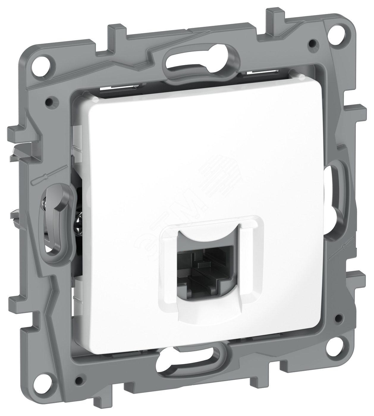 IEKETIKA Розетка компьютерная RJ45 категория 5Е UTP 6722411 белый