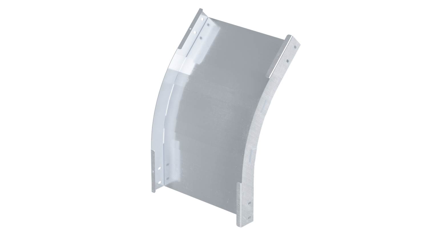 Угол листовой вертикальный внешний 45 градусов 100х1000 R600 горячеоцинкованный