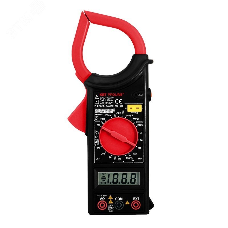 Клещи токовые цифровые KT 266C серия PROLINE