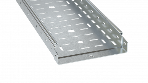 Лоток перфорированный 50x100х3000, 2,0 мм, горячеоцинкованный