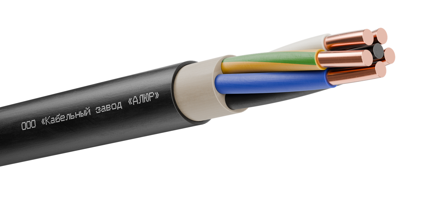 Кабель силовой ВВГнг(А)-LSLTx 5х35 (N.PE)-0.660 однопроволочный (барабан)