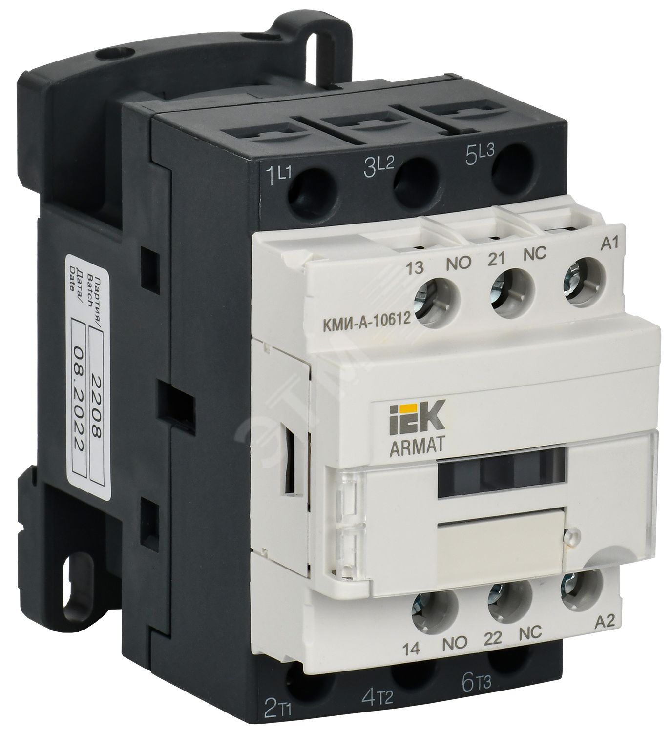 ARMAT Контактор КМИ-А-10612 LC1D 6А 230В/АС3 1NO/1NC