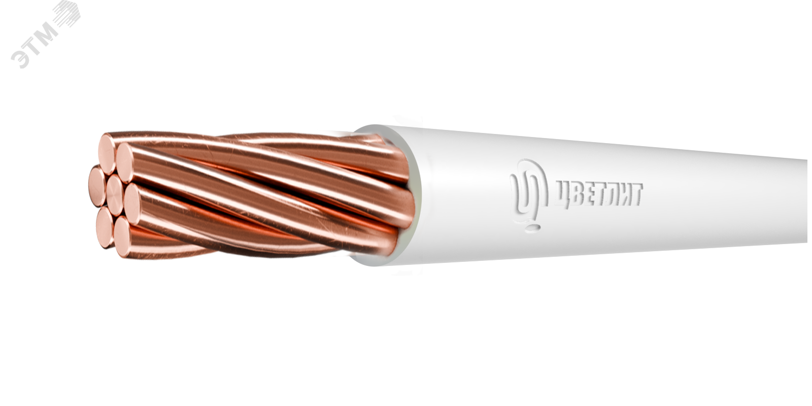 Провод силовой ПуВнг(A)-LS 1х25 белый  ТРТС