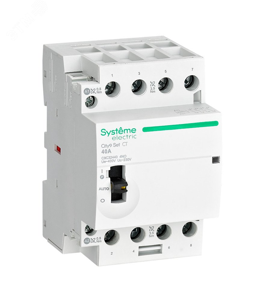 Контактор модульный City9 Set 4P 4НО 40A AC 400В-230В
