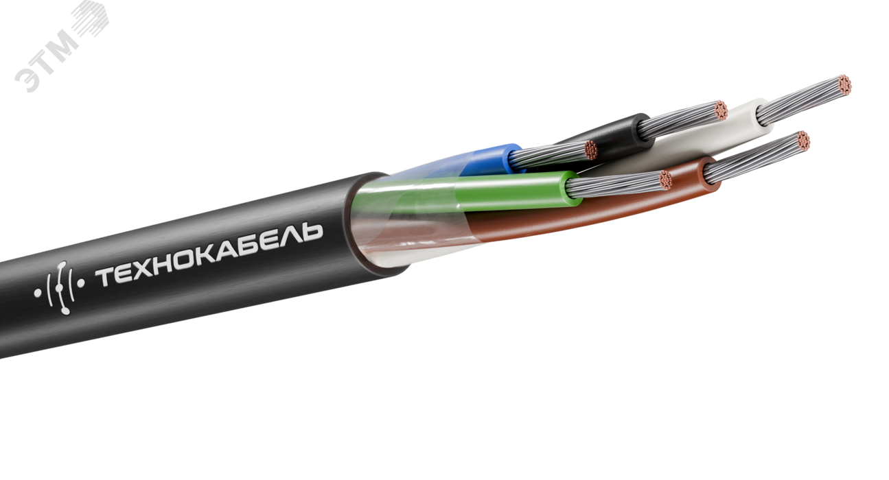 Кабель монтажный МКШ 5х0,5бар ТРТС