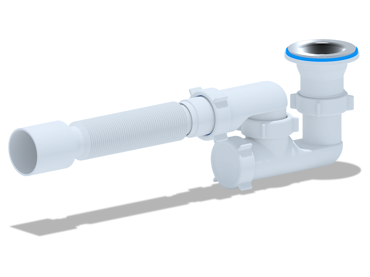 Подводка для смесителя M10X1/2' 100см (пара)