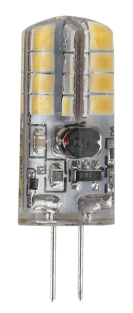 Лампа светодиодная LED 2,5 Вт 200Лм 2700К капсула теплый G4 12В LED JC-2,5W-12V-827-G4 Standart