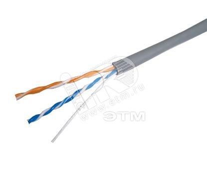 Витая пара U/UTP кат 5e 2х2х0.51 AWG24 Premium PVC IN