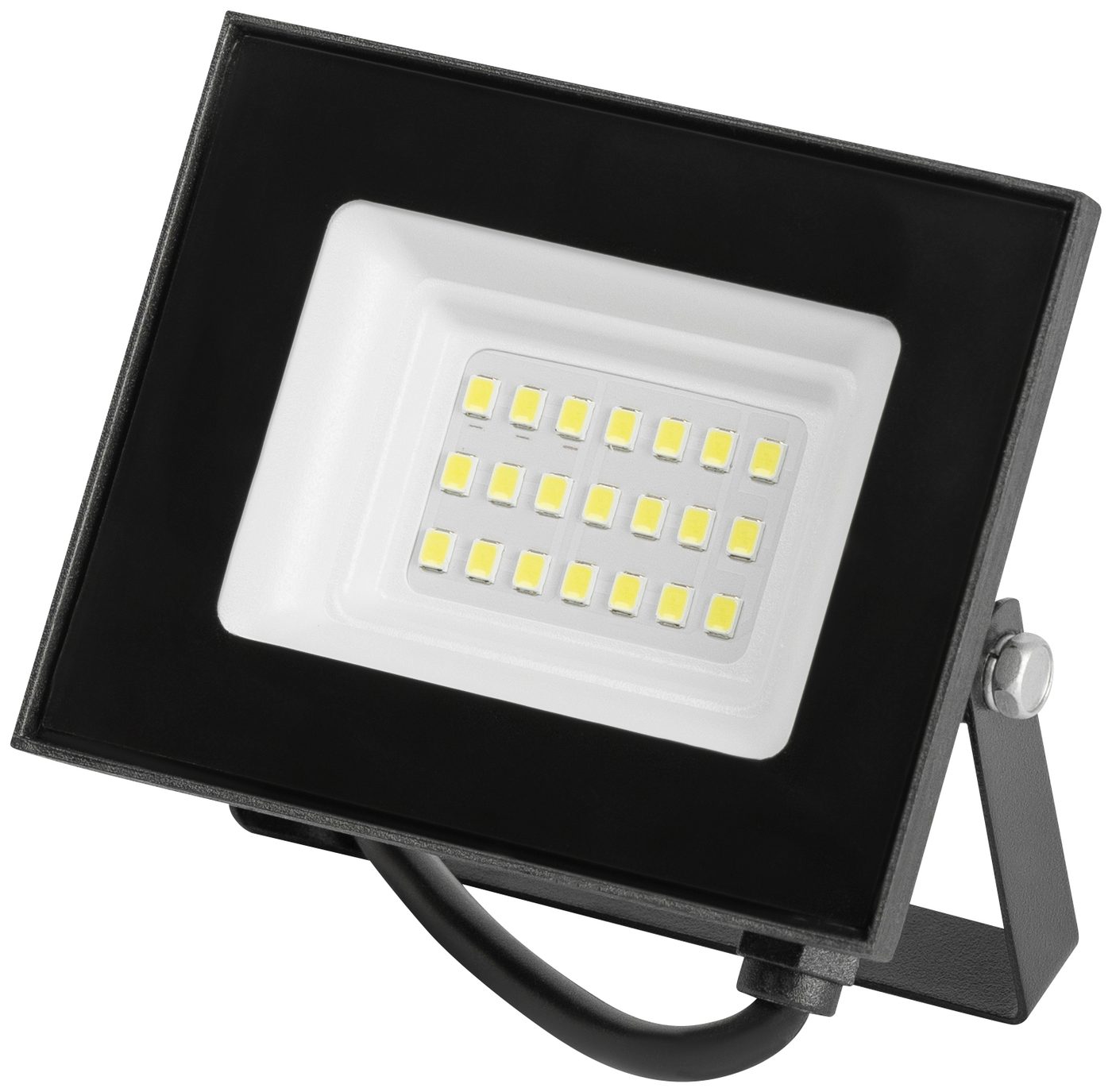 Фонарь светодиодный прожекторный PA-704 [10W SMD+ боковой COB, литиевый акк 6000мАч/ 3,7V, IP65, microUSB