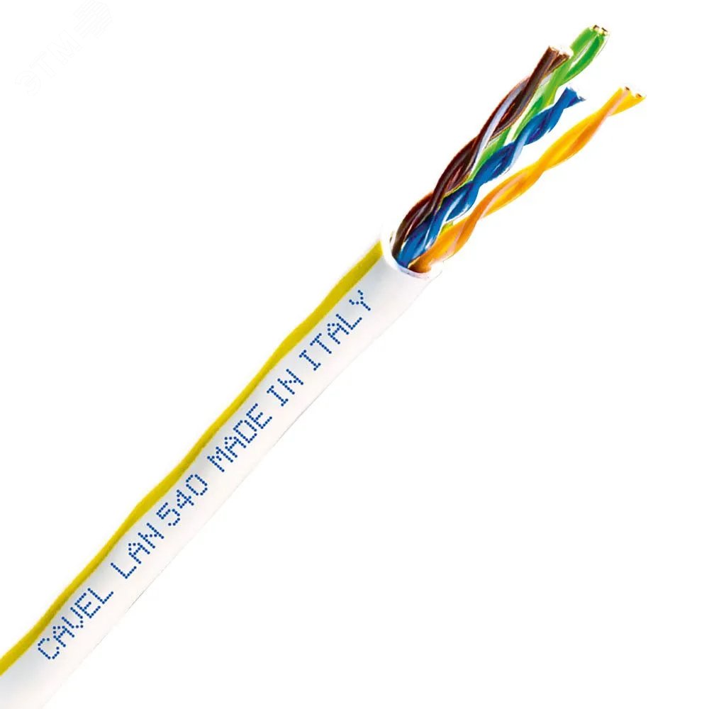 Витая пара U/UTP кат 5e 4х2х0.51 PVC IN LAN540 Италия