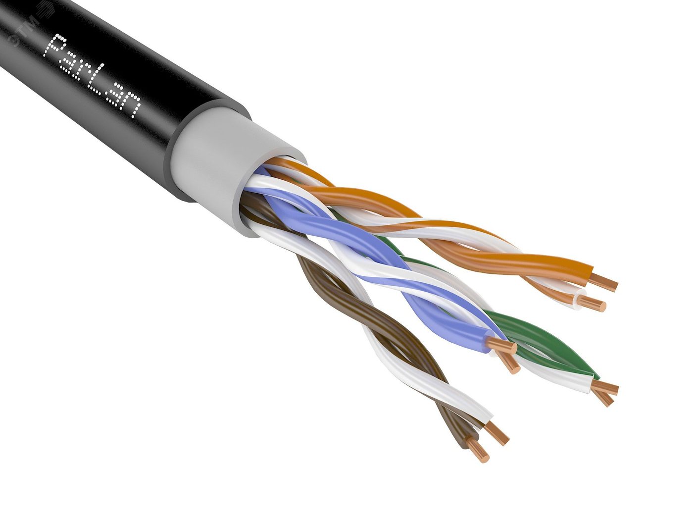 Витая пара ParLan U/UTP Cat 5e 4х2х0.52 PVC/PE