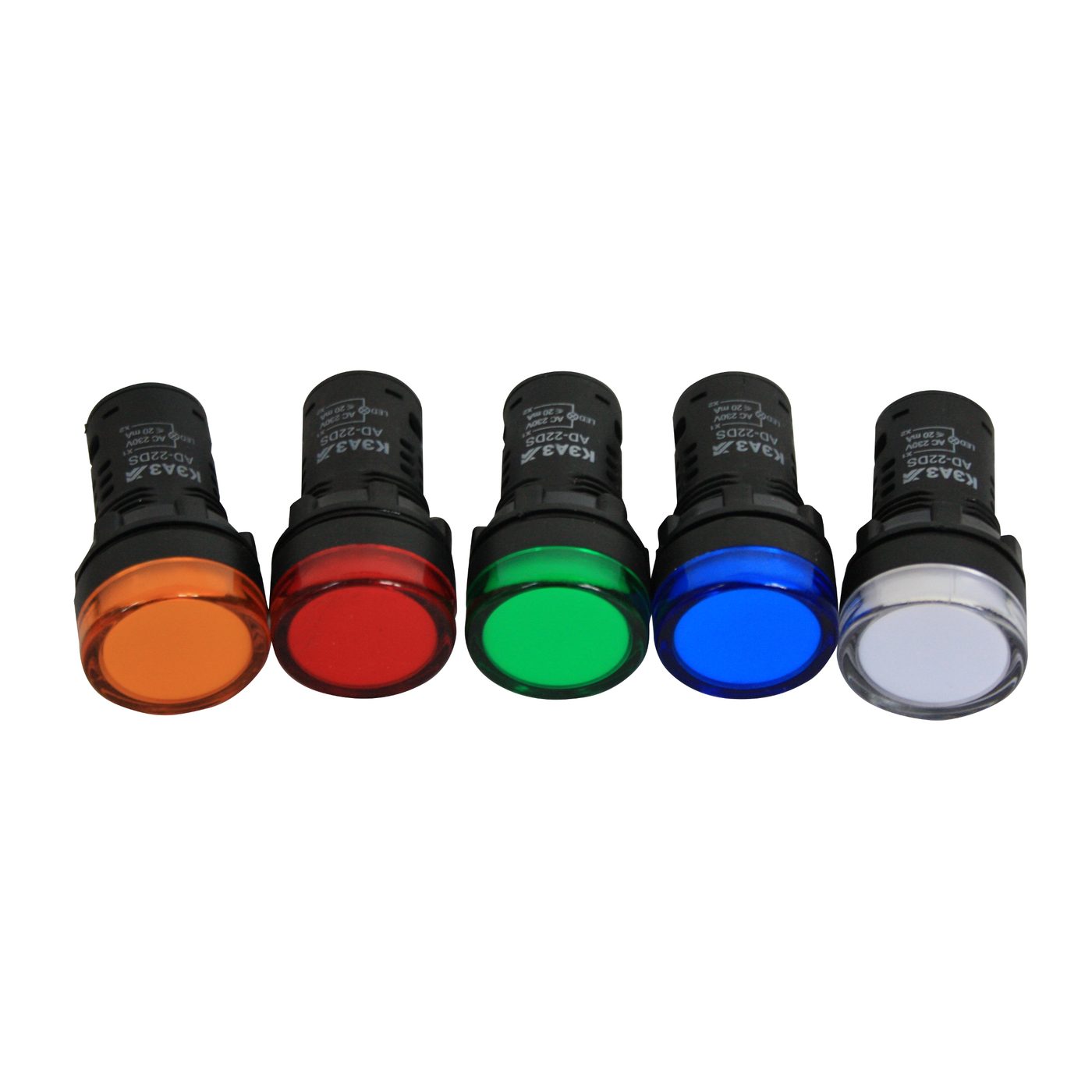 Лампа AD16DS(LED) матрица D16мм зеленый 230В AC