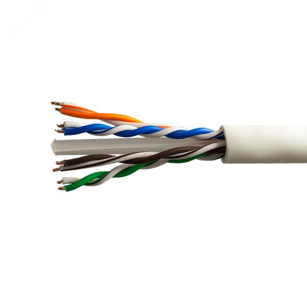 Витая пара U/UTP 4х2хAWG23 Cat.6 внутренняя Cu Six(UTP 6 4x2x0,54 6 In/Cu) PVC In. 305м