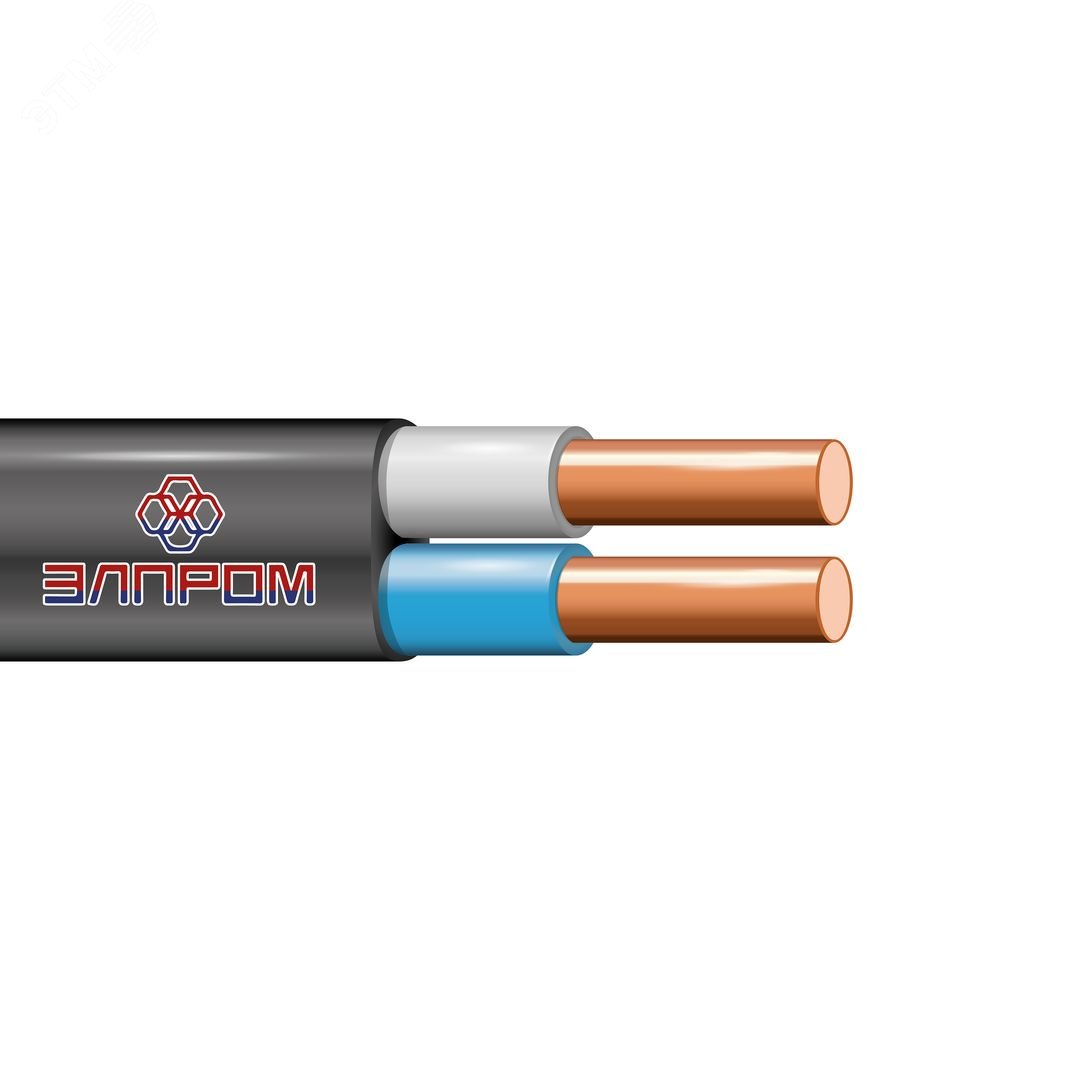 Кабель ВВГ -П нг(А)LS 2х2.5 0.66кВ (бухта)