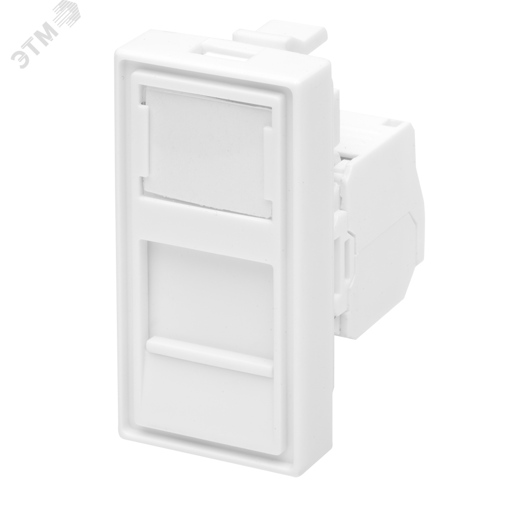 Модуль розетки 45х22,5 Mosaic в сборе UTP 8P8C    (RJ-45) cat.5e