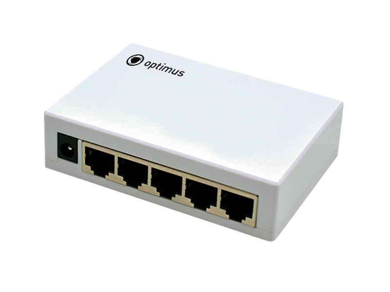 Коммутатор неуправляемый 5x1Гбит/с (RJ45)