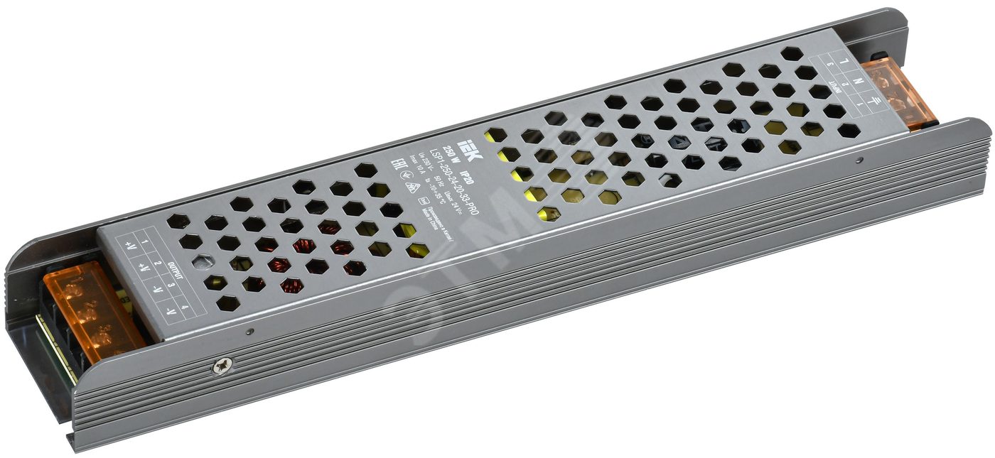 Драйвер LED ИПСН-PRO 250Вт 24В клеммы IP20