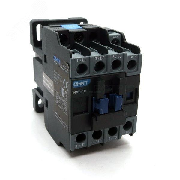 Контактор NXC-12 3P 12A 1НО+1НЗ катушка 220В AC 50Гц