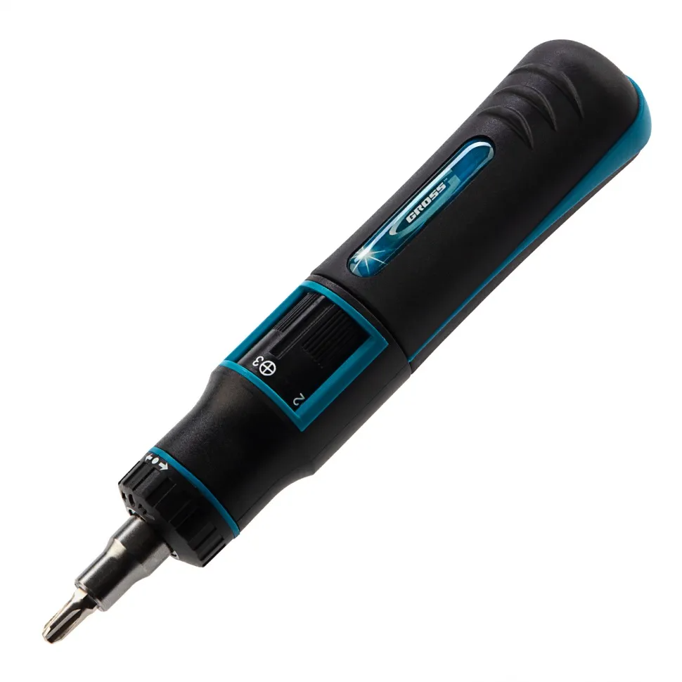 Отвертка-реверс + механизм SmartPush + биты, 12 пред., PH + SL + Torx, S2, 2к рукоятка