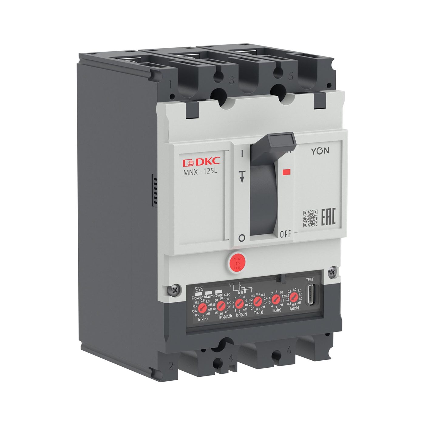Выключатель автоматический YON pro MNX125L 3P 125 A 70 kA при AC415V расцепитель ETS