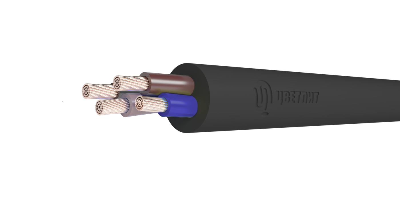 Кабель силовой КГТП-ХЛ 4х6(N) 380/660-2 ТРТС