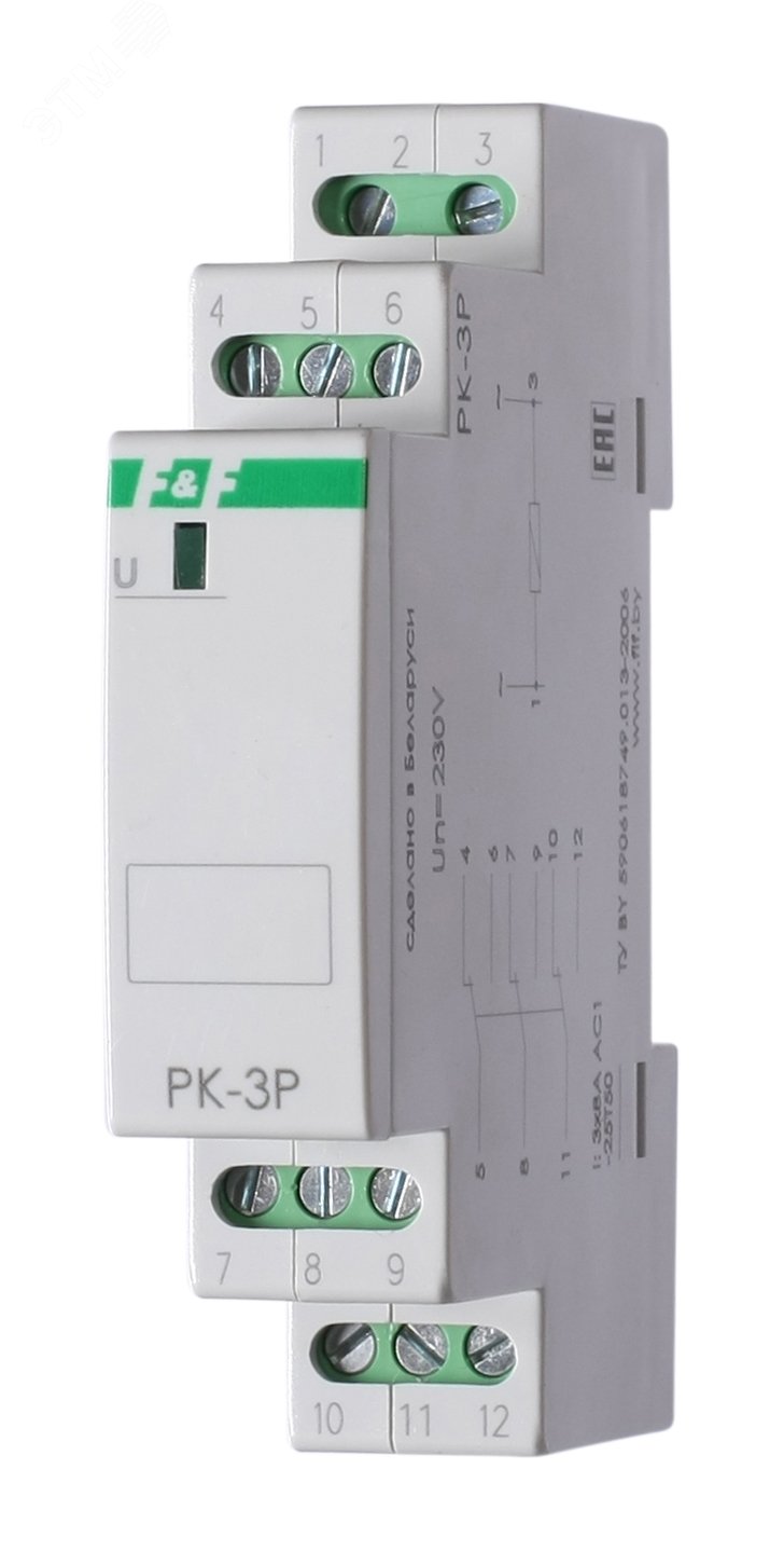 Реле электромагнитное PK-3P 220