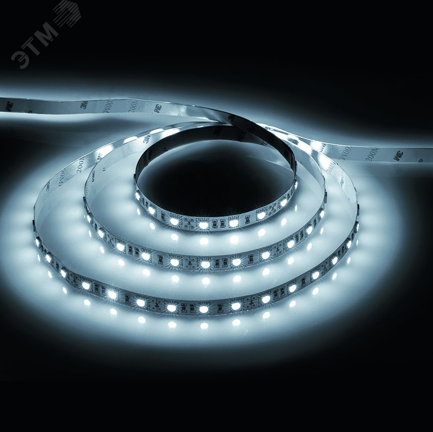 Лента светодиодная 14.4Вт/м 12В 4000К IP20 60LED/м LS606