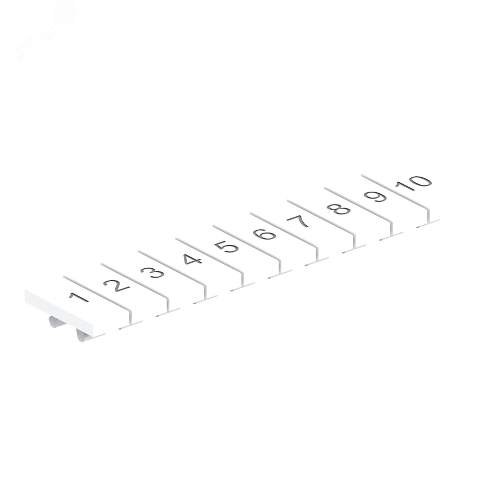 "Маркировка для клемм Ш=6 мм ""1-10"" (70 шт) OptiClip MC6/H/1-10"