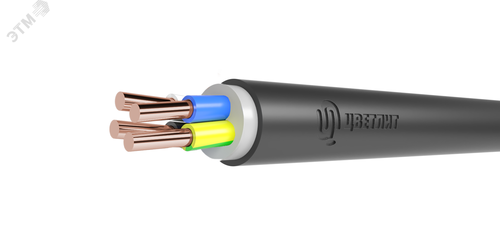 Кабель силовой ППГнг(A)-HF 4х1.5ок(N)-0.66 ТРТС