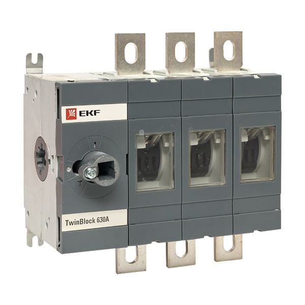 Рубильник 630A 3P без рукоятки управления Twin block