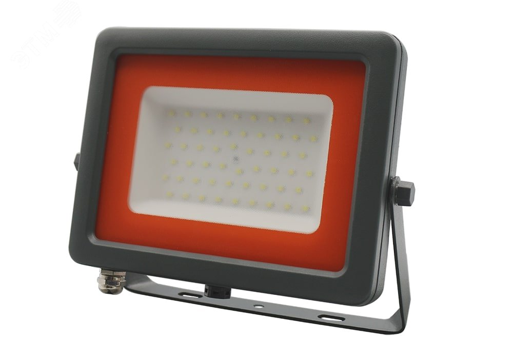 Прожектор светодиодный ДО 50w холодный IP65 плоский корпус JazzWay