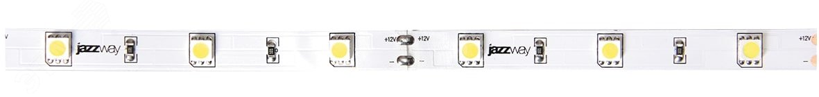 Лента светодиодная 14.4 Вт/м 12В 6500К холодный белый IP20 60 LED/м 5м