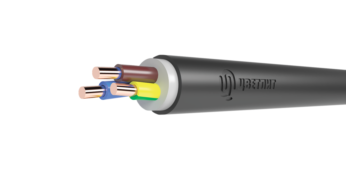 Кабель силовой ВВГнг(А)-LSLTx 3х2,5ок(N,PE)-0,66 100м ТРТС