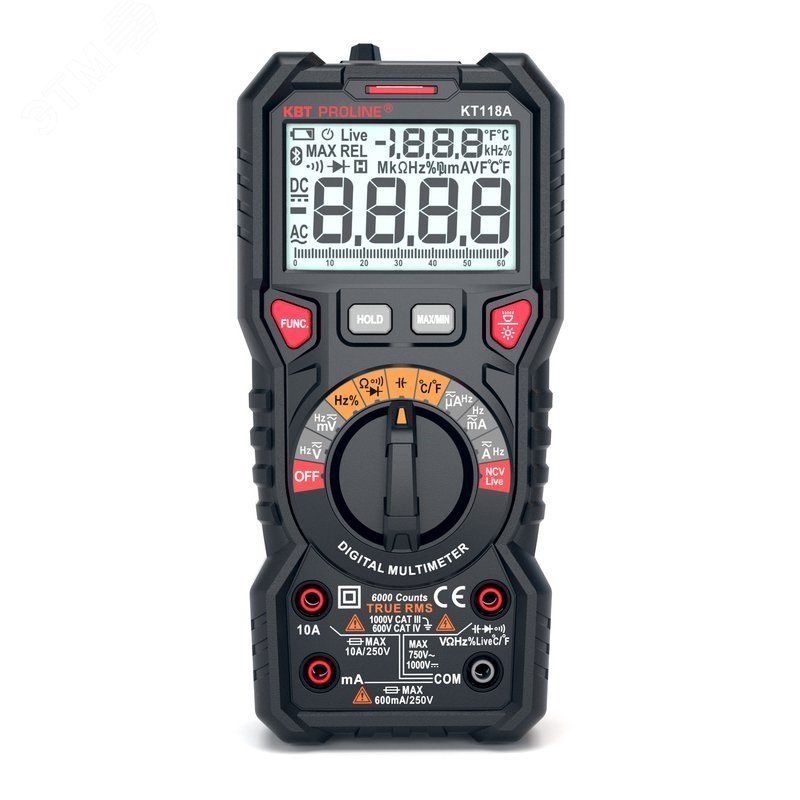 Мультиметр цифровой KT 108 серия PROLINE