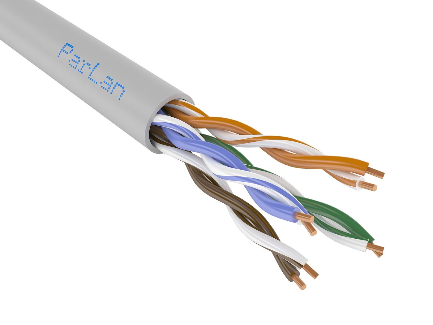 Витая пара ParLan U/UTP Cat 5e 4х2х0.52 PVC